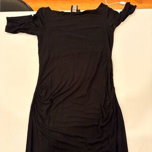 ASOS Maternity Black Long Sleeve Dress